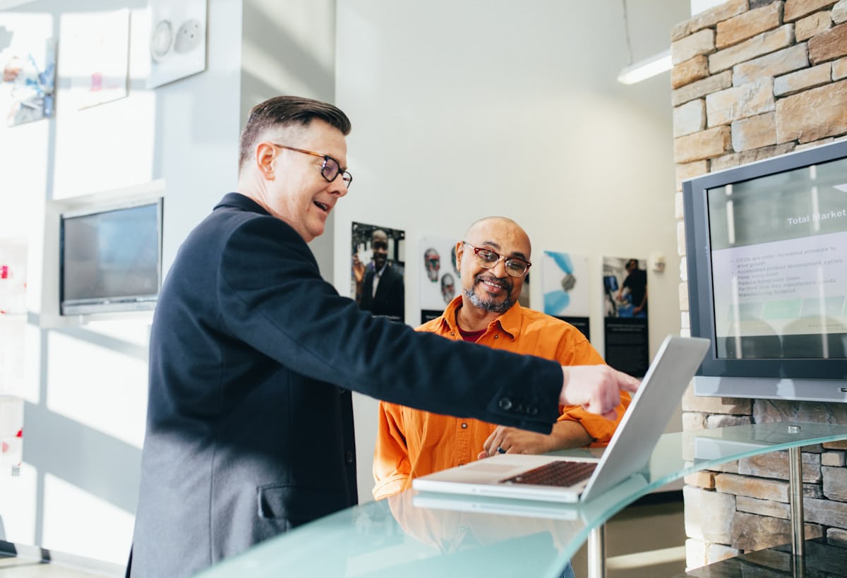 Airwallex business consulting professionals at work